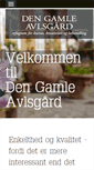 Mobile Screenshot of dengamleavlsgaard.dk